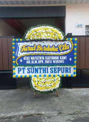 Papan Bunga Duka di Aek Manis