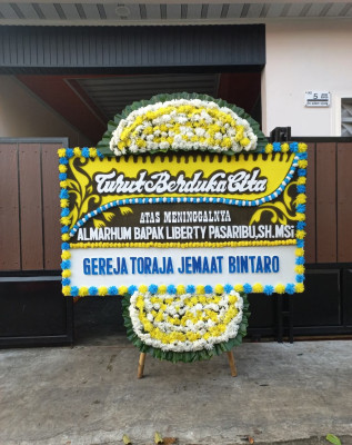 Papan Bunga Duka di Aek Manis