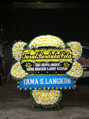 Papan Bunga Duka di Aek Manis